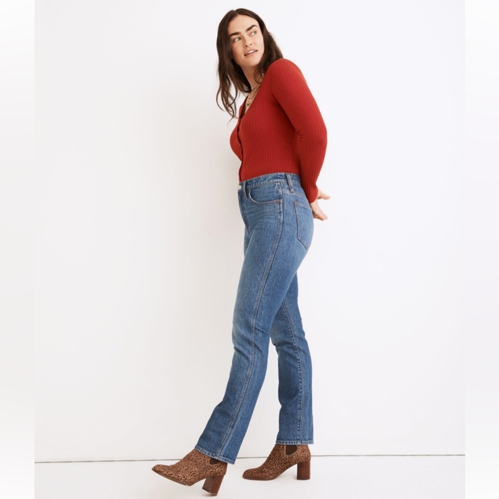 Madewell Stovepipe Full-Length Jeans in Styler Wash size 31